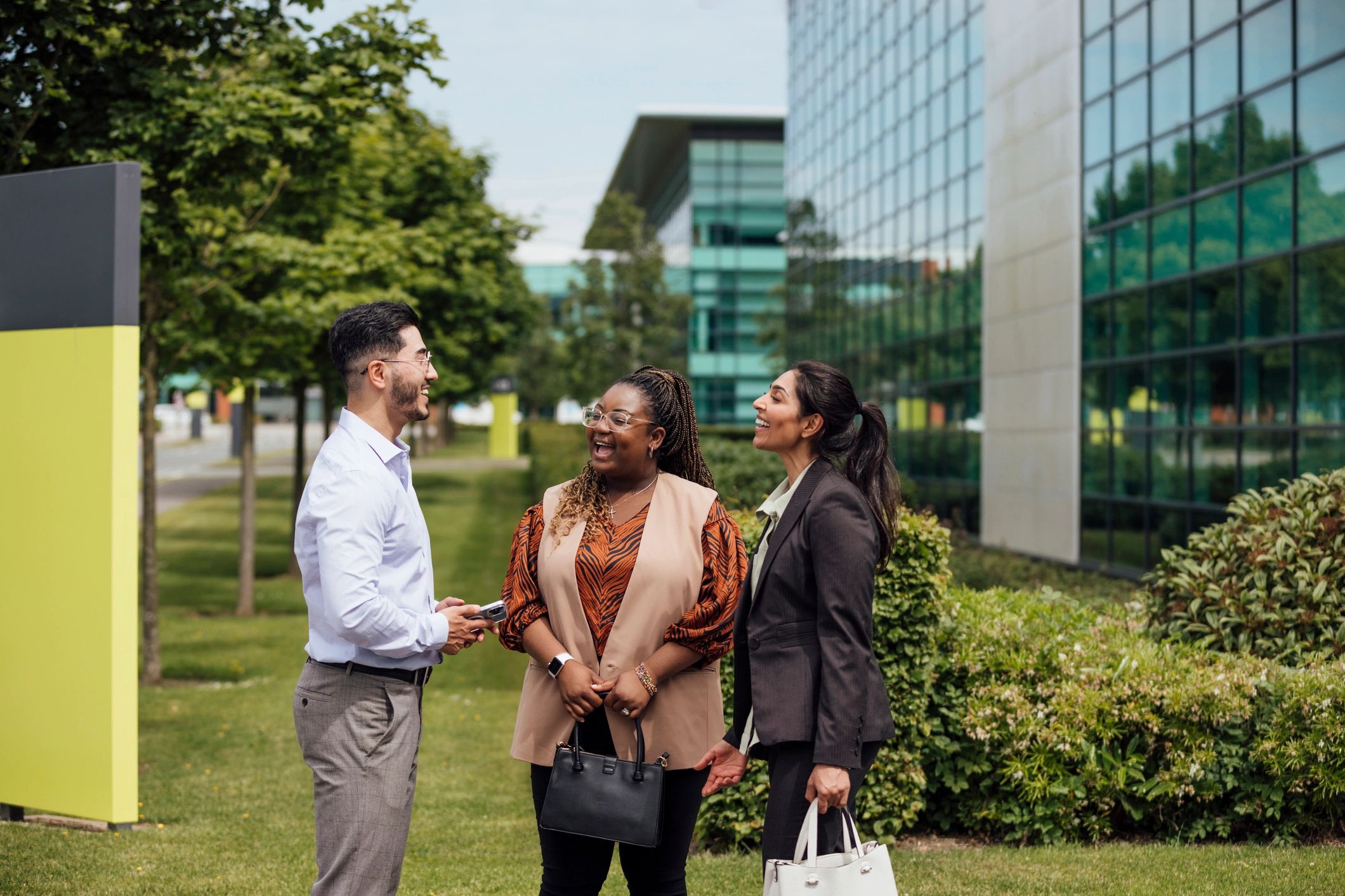 Business professional testimonial portrait